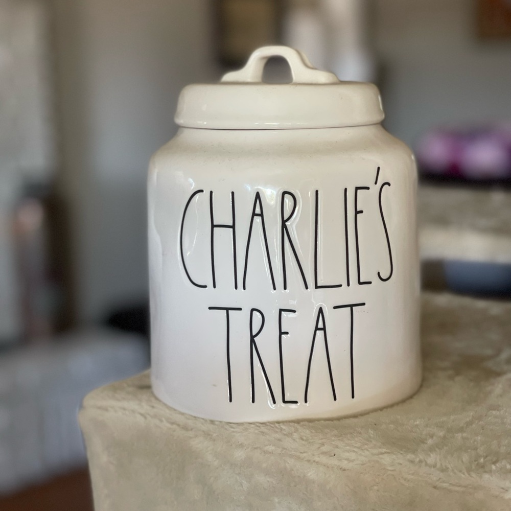 Rae Dunn Charlie’s Treats Treat Canister